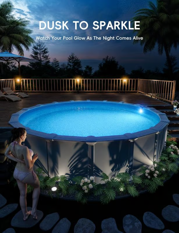 Poolside Solar light, Solar Light for Swimming Pool✨Free Shipping