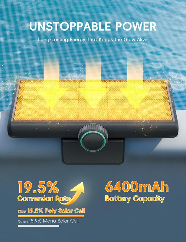 Poolside Solar light, Solar Light for Swimming Pool✨Free Shipping