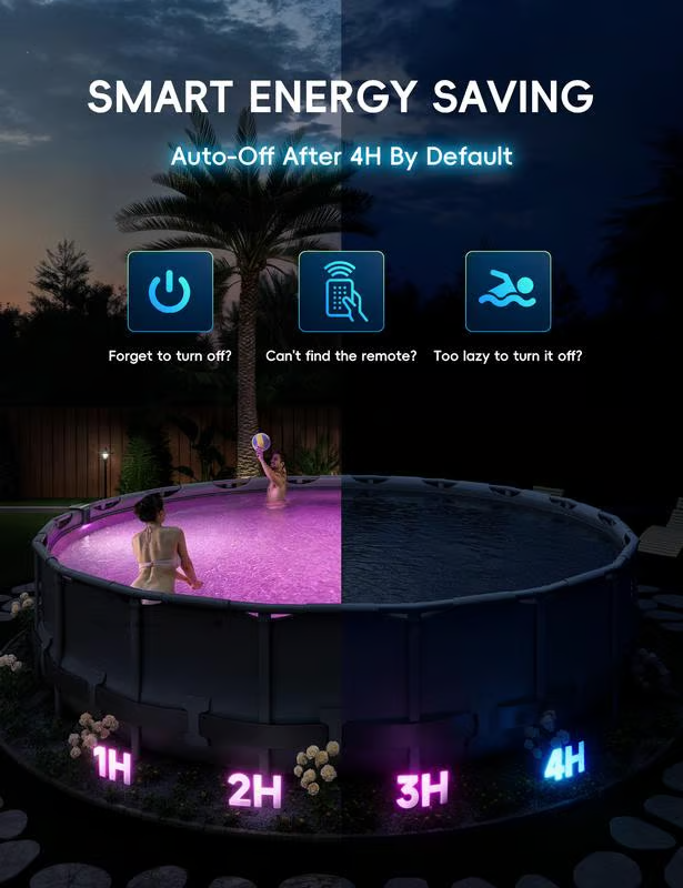 Poolside Solar light, Solar Light for Swimming Pool✨Free Shipping