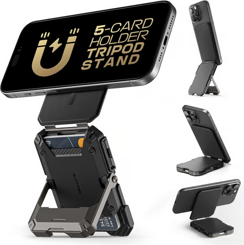 Magnetic Wallet with Stand
