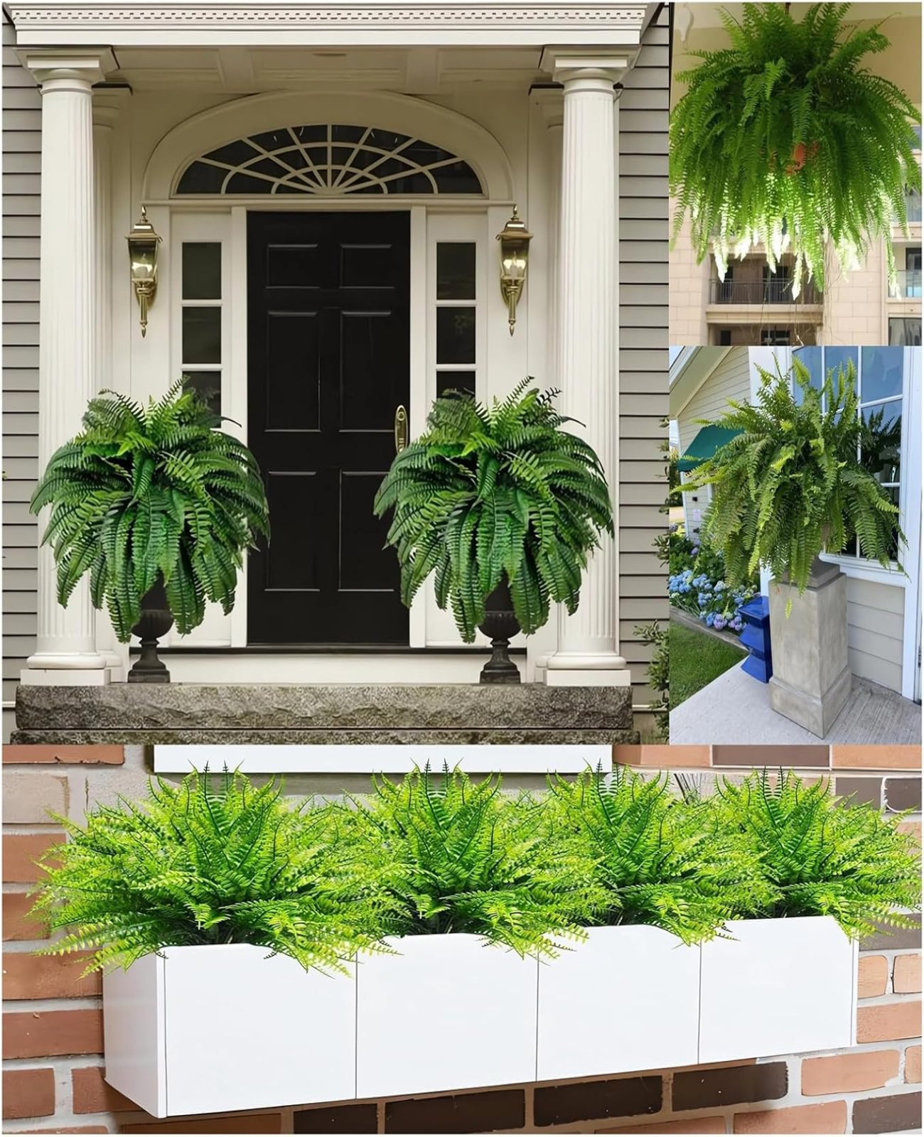 Last Day 75% OFF--UV Resistant Lifelike Artificial Boston Fern🍀