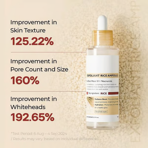 Glow Rice Ampoule Duo - Serums for Brightening, Exfoliating, and Moisturizing🌾