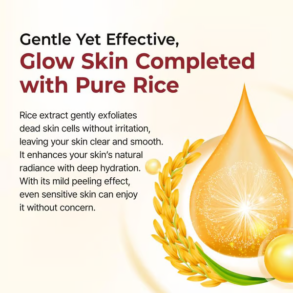 Glow Rice Ampoule Duo - Serums for Brightening, Exfoliating, and Moisturizing🌾