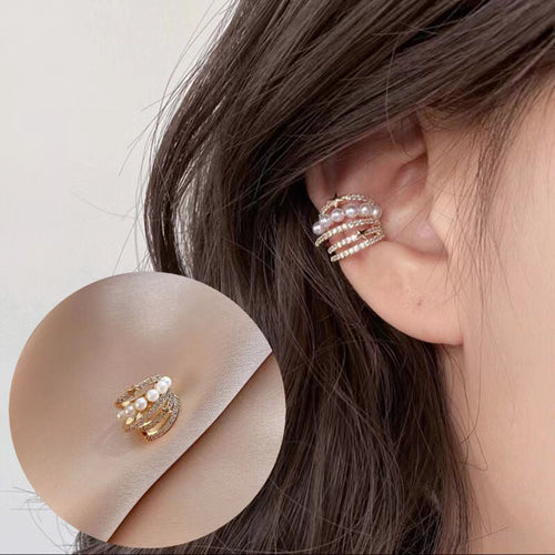 đ„LAST DAY SALE-80% OFF)Lymphvity Auriculotherapy White Onyx EarCuff