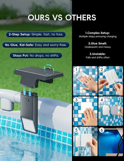 Poolside Solar light, Solar Light for Swimming Pool✨Free Shipping