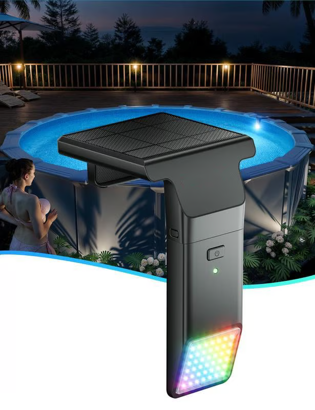 Poolside Solar light, Solar Light for Swimming Pool✨Free Shipping