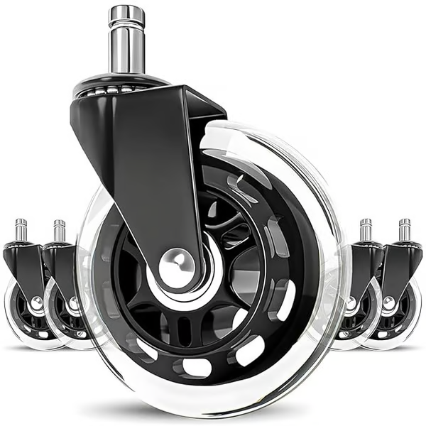 3 Inches Silent and Smooth Rolling Casters.
