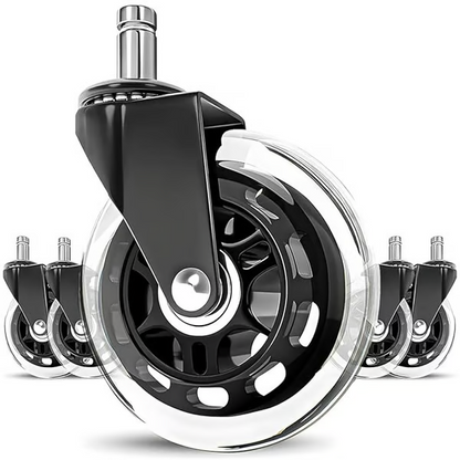 3 Inches Silent and Smooth Rolling Casters.