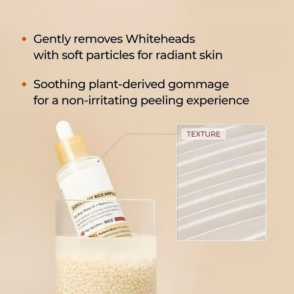 Glow Rice Ampoule Duo - Serums for Brightening, Exfoliating, and Moisturizing🌾