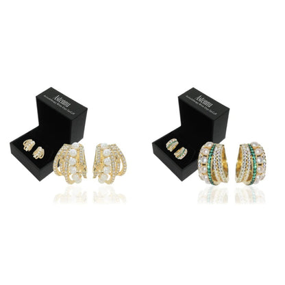 🔥LAST DAY SALE-80% OFF)Lymphvity Auriculotherapy White Onyx EarCuff